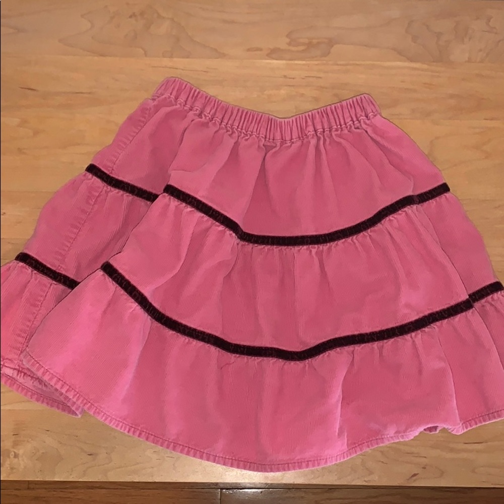 Mini Boden soft corduroy prairie skirt